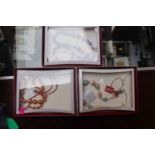 3 Boxed Italian Antica Murrina of Venice Necklace's