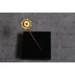 Victorian Diamond Set stick pin 3.1g total weight