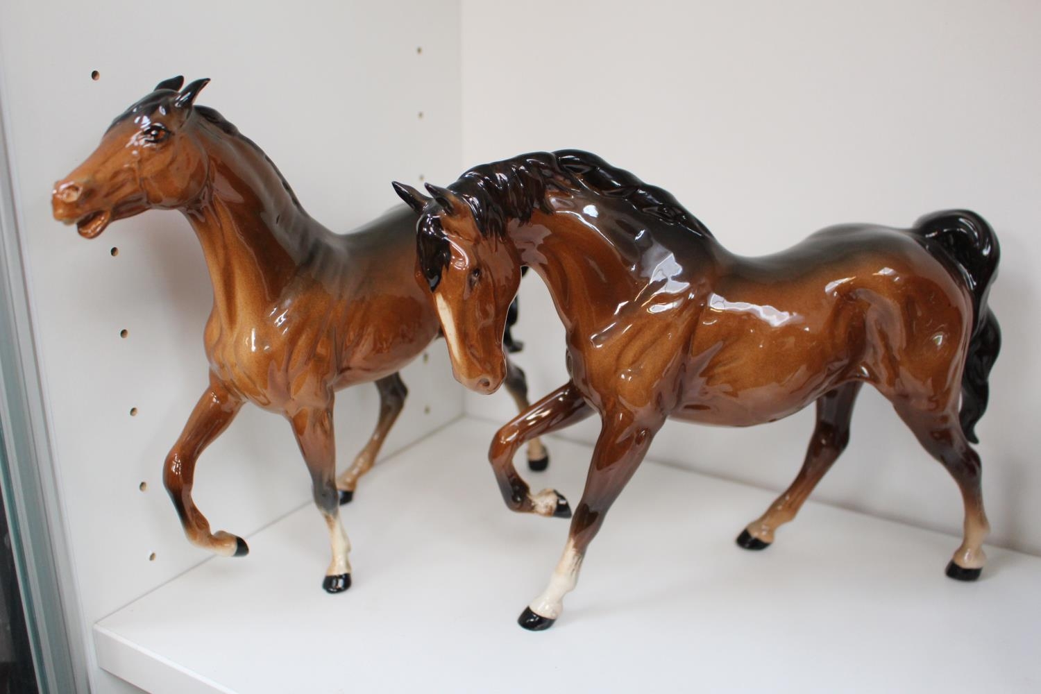 Collection of 6 Beswick Bay and other horses with underglaze marks - Image 4 of 6