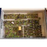 Collection of Hand Painted 25mm Plastic American Civil War Confederate
