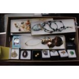 Collection of Costume jewellery inc. Rings, Necklaces etc