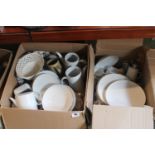 Box of assorted ceramics inc. Worcester, Portmeirion etc