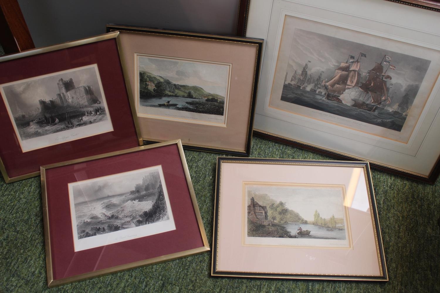 Collection of assorted Maritime and other Engravings and prints