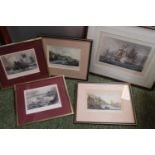 Collection of assorted Maritime and other Engravings and prints
