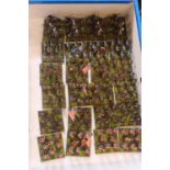 Collection of Hand Painted 25mm Plastic American War of Independence figures