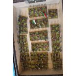 Collection of Hand Painted 25mm Plastic Mexican Adventure Republican Infantry