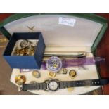 Boxed Camy Fashion Watch set, Swatch watch etc