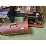 Singer Cased Sewing machine No.10801565