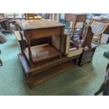 Good quality Oak Side table and matching Coffee table