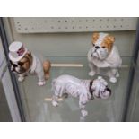 Royal Doulton British Bulldog, Royal Doulton Bulldog DA 228 Fawn & Royal Doulton Bulldog HN1074