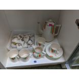 Collection of assorted Crested ware and a Deco part Coffee set