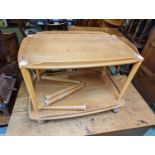 Ercol Blonde Elm Buffet trolley