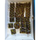 Collection of Hand Painted Plastic 25mm 19thC Piedmontese Soldiers