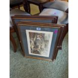 Collection of 4 Steeplechase and other Equine prints