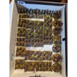 Collection of Hand Painted Plastic 25mm 19thC French Soldiers