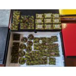 Collection of Hand Painted Plastic 25mm US Militia Soldiers