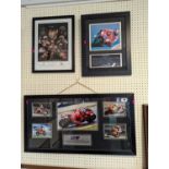 Collective framed 'Casey Stoner' Australian Motorcycle Racer