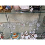 Collection of Waterford, Stuart and other glassware