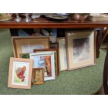 Collection of Silver plated table ware, Falcon ware floral posy and a Baker & Co fruit bowl