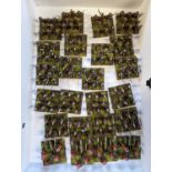 Collection of Hand Painted 25mm Russian Infantry Soldiers