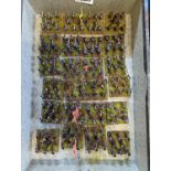 Collection of Hand Painted Metal 25mm Napoleon Infantry Soldiers
