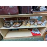 Collection of ceramics to include Royal Doulton Figurines, Poole part service, Collectors plates etc