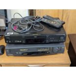 Sony DVD Player and a Panasonic Video Player
