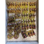 Collection of Hand Painted Plastic 25mm Napoleonic 1815 British Soldiers