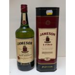 Whisky; Jameson 1780 Reserve 12 Year and another bottle of Jameson Irish Whisky