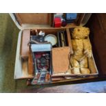 Vintage Teddy, Kodak Camera, Projector etc