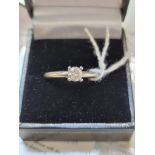 Ladies Platinum Diamond Solitaire ring 0.50ct G Vs2 with HRD Certificate. Size P. 7.7g total weight