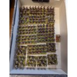 Collection of Hand Painted Plastic 25mm Napoleonic French Infantry Soldiers