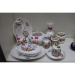 Collection of Aynsley Cottage Garden table ware
