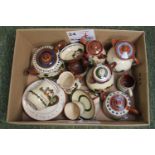 Collection of Mottoware inc Royal Watcombe Torquay, Dartmouth Pottery etc