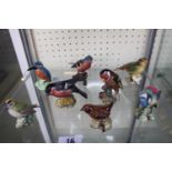Collection of Beswick Ceramic birds (7)