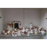 Collection of assorted Royal Albert Old Country Roses ceramics