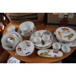 Collection of Royal Worcester Evesham pattern Dinnerware