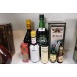 Collection of assorted Alcohol inc Boxed Chiva 12 Year Africa The Millenium etc