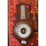 Oak Cased 1950s Wall barometer