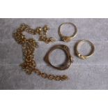 Collection of assorted 9ct Gold Jewellery 14.6g total weight