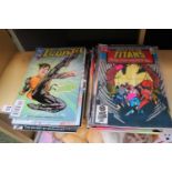Collection of assorted Comics inc. Legion of Superheros, Tales of the Teen Titans etc DC