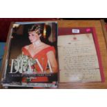 Buckingham Palace King George Letter dated 1918 and a collection of Royal commemorative magazines