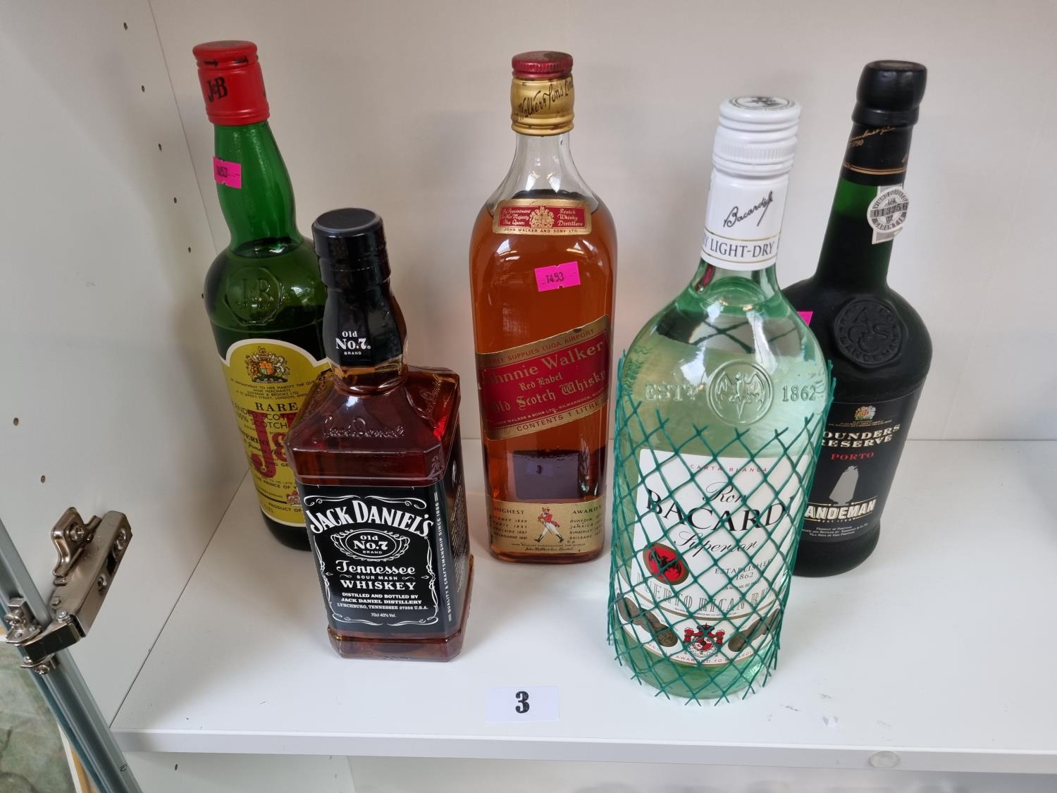 Collection of Alcohol inc Jack Daniels, Johnnie Walker Red Label etc