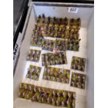 Collection of Hand Painted Plastic 25mm British Crimea Soldiers
