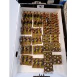 Collection of Hand Painted Plastic & Metal 25mm Dragoons Soldiers