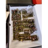 Collection of Hand Painted Plastic 25mm Danes Soldiers