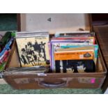 Case of assorted Vinyl Singles inc The Sisters of Mercy, Godstar etc