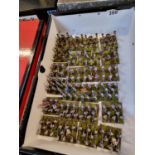 Collection of Hand Painted Plastic 25mm Prussian Soldiers
