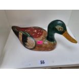 Antique Wooden hand painted Decoy Duck