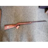 Vintage Air Rifle with Walnut stock